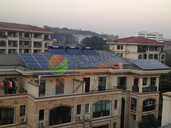 廣州番禺富豪山莊富景苑徐總別墅屋頂15.9kw家庭光伏電站項(xiàng)目